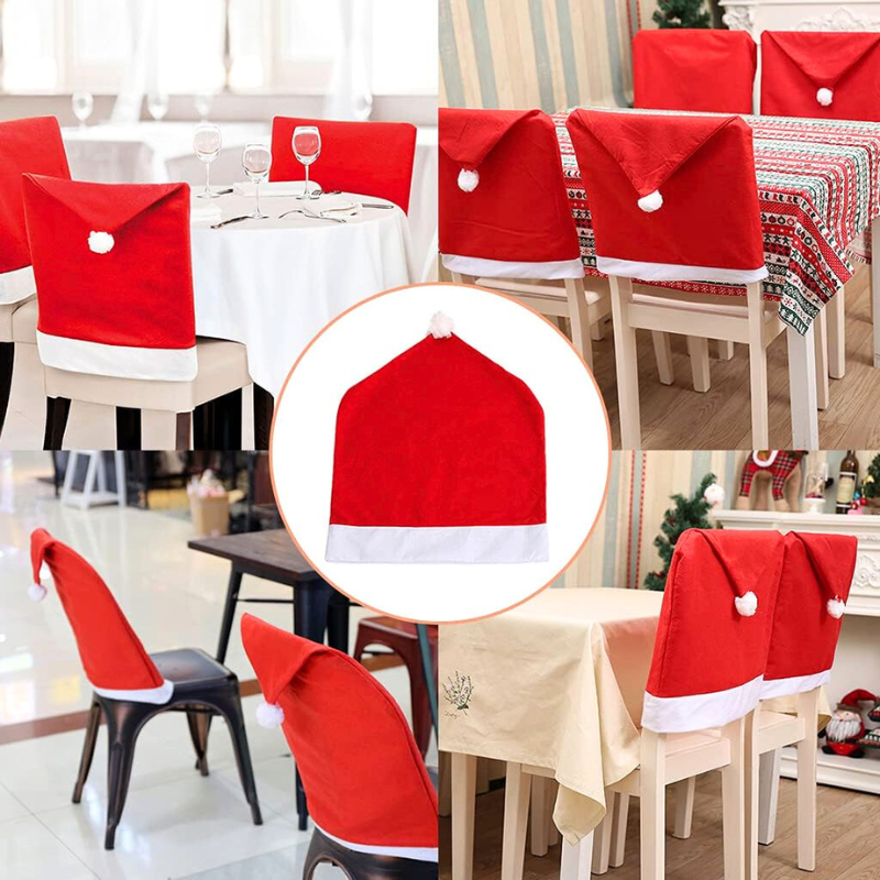 Capas para Cadeiras Decoração de Natal Loja InovaStock