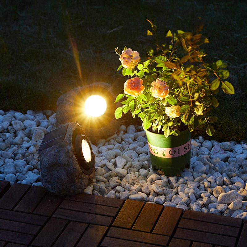 Holofote Solar LED para Jardim - Inova Rocks
