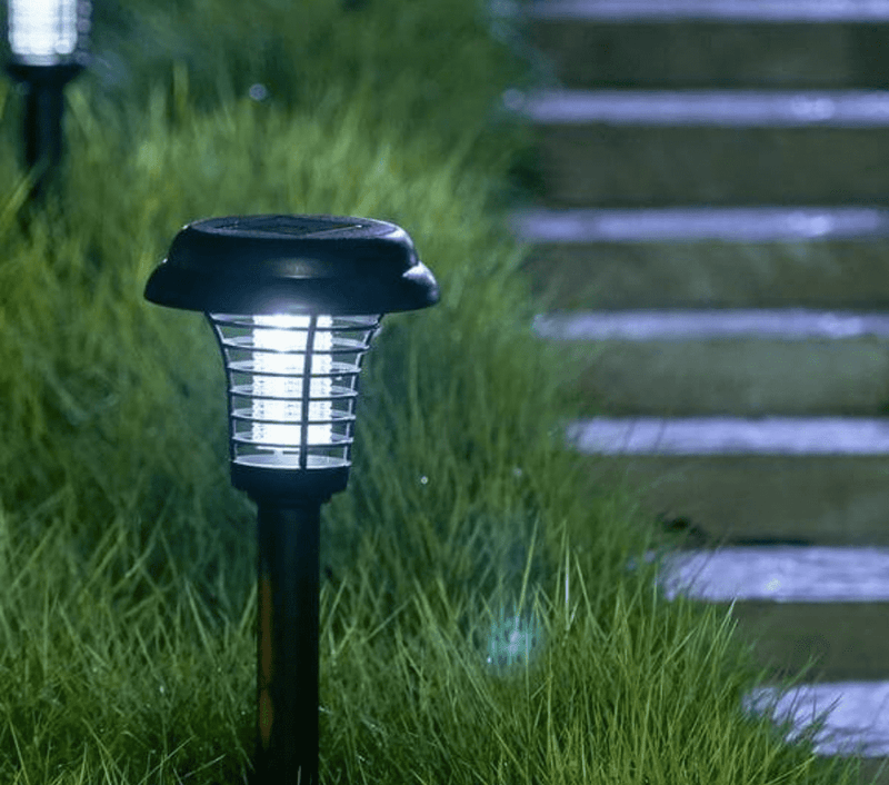 Lâmpada de Led Eliminadora de Mosquitos com Painel Solar